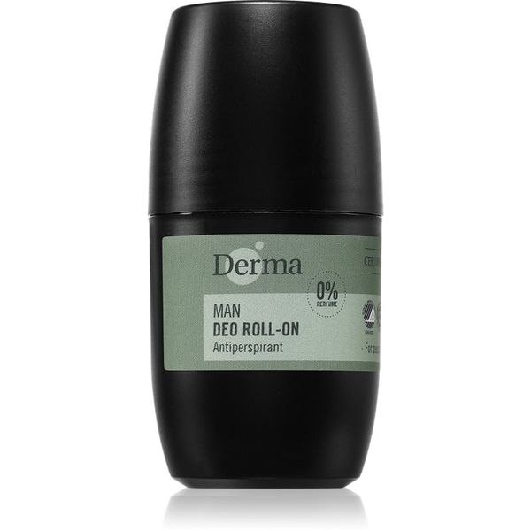 Derma Derma Man antiperspirant roll-on brez dišav 50 ml