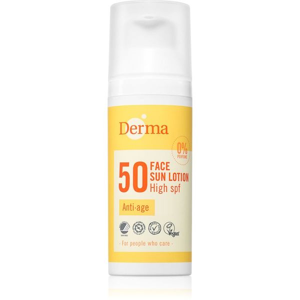 Derma Derma Sun Lotion krema za obraz SPF 50 50 ml