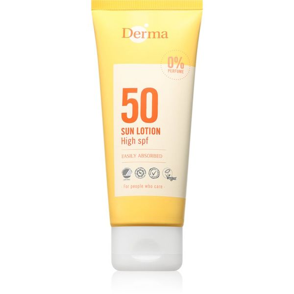 Derma Derma Sun Lotion losjon za sončenje SPF 50 100 ml