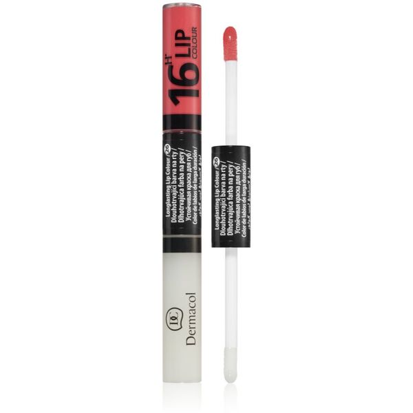 Dermacol Dermacol 16H Lip Colour dolgoobstojna dvofazna barva in sijaj za ustnice odtenek č.26 4.8 g