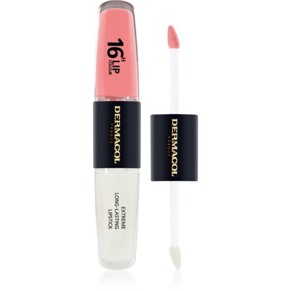 Dermacol Dermacol 16H Lip Colour Dolgoobstojna šminka in sijaj za ustnice odtenek 1 2x4 ml