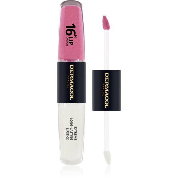 Dermacol Dermacol 16H Lip Colour Dolgoobstojna šminka in sijaj za ustnice odtenek 11 2x4 ml