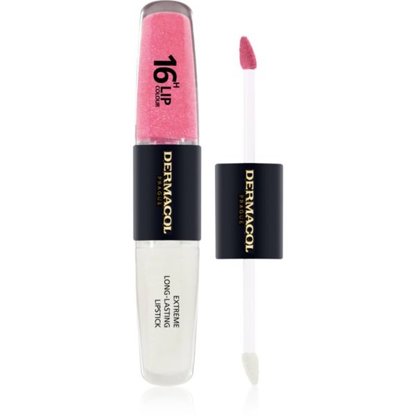 Dermacol Dermacol 16H Lip Colour Dolgoobstojna šminka in sijaj za ustnice odtenek 15 2x4 ml