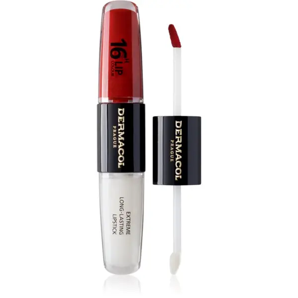 Dermacol Dermacol 16H Lip Colour Dolgoobstojna šminka in sijaj za ustnice odtenek 20 Secret Lovespell 2x4 ml