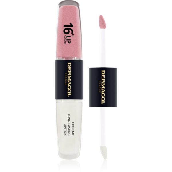 Dermacol Dermacol 16H Lip Colour Dolgoobstojna šminka in sijaj za ustnice odtenek 5 2x4 ml
