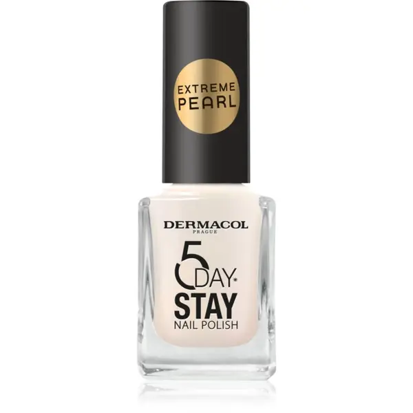 Dermacol Dermacol 5 Day Stay Extreme Pearl lak za nohte z bisernim sijajem odtenek 1 11 ml