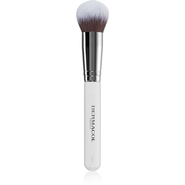 Dermacol Dermacol Accessories Master Brush by PetraLovelyHair čopič za konture in brozner D53 Silver 1 kos