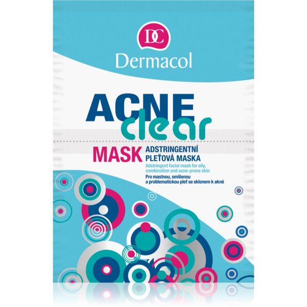 Dermacol Dermacol Acne Clear maska za obraz za problematično kožo, akne 2x8 g
