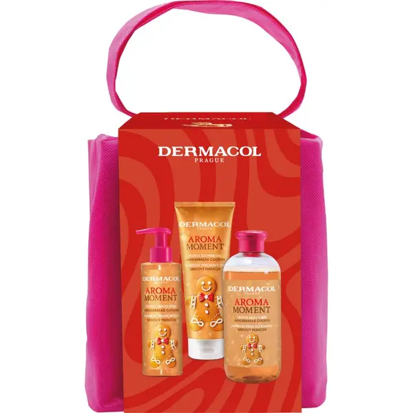 Dermacol Dermacol Aroma Moment Gingerbread Cookies darilni set v božičnem slogu