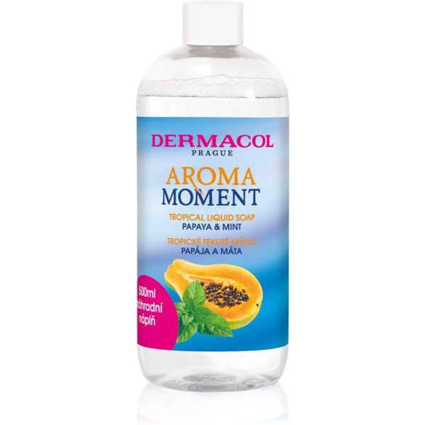 Dermacol Dermacol Aroma Moment Papaya & Mint tekoče milo za roke nadomestno polnilo 500 ml