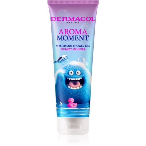 Dermacol Dermacol Aroma Moment Plummy Monster gel za prhanje za otroke dišave Plum 250 ml