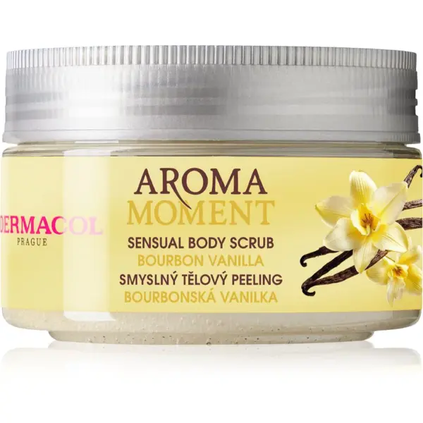 Dermacol Dermacol Aroma Moment Vanilla Bourbon sladkorni piling za telo 200 g