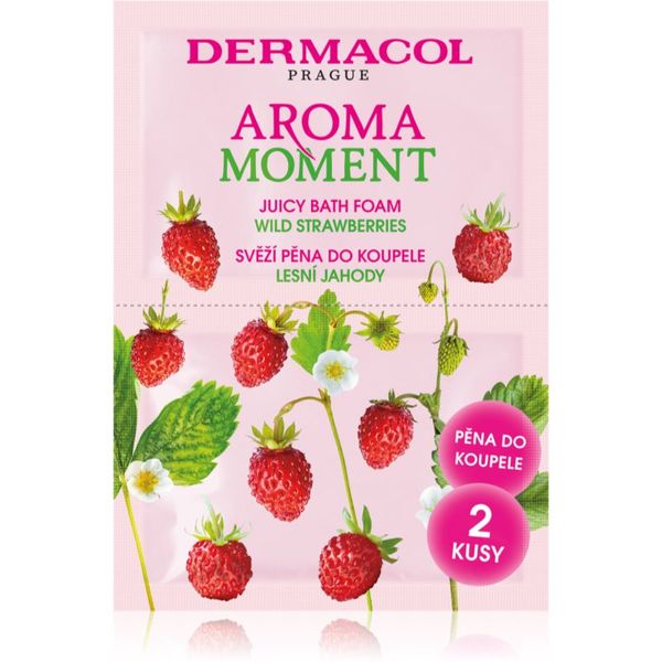 Dermacol Dermacol Aroma Moment Wild Strawberries pena za kopel potovalno pakiranje 2x15 ml
