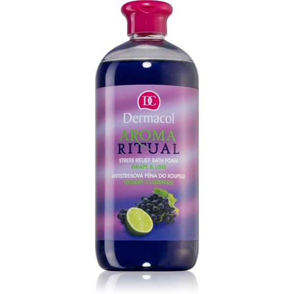 Dermacol Dermacol Aroma Ritual Grape & Lime antistresna pena za kopel 500 ml