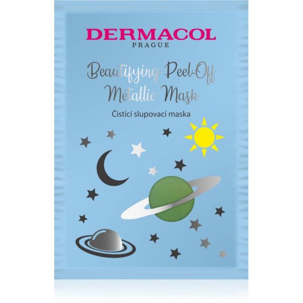 Dermacol Dermacol Beautifying Peel-Off Metallic Mask luščilna maska za globoko čiščenje