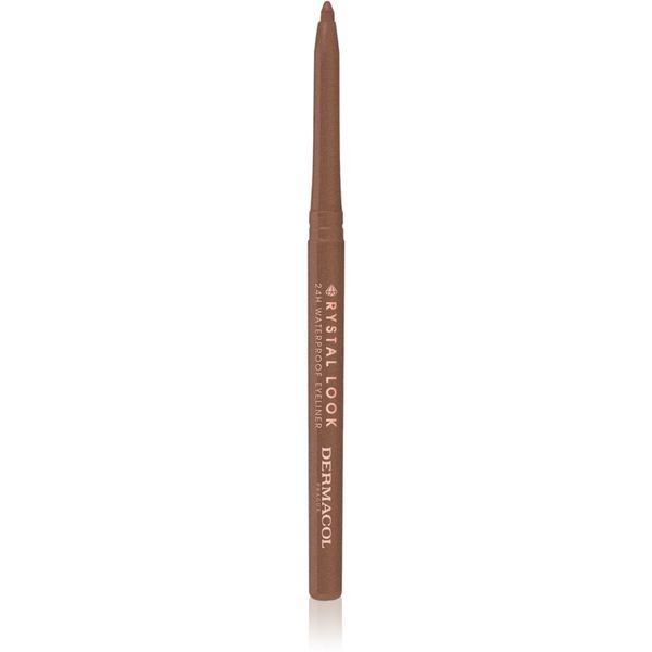 Dermacol Dermacol Crystal Look samodejni svinčnik za oči odtenek 01 Bronze 4,5 g