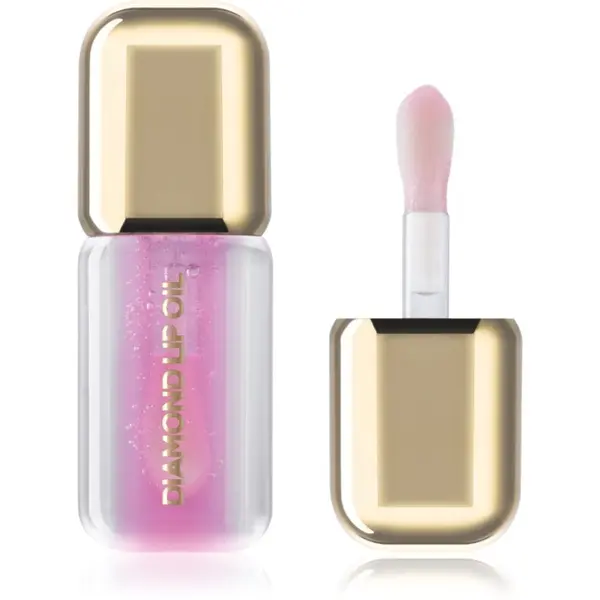 Dermacol Dermacol Diamond Lip Oil tonirno olje za ustnice z učinkom povečanja odtenek 01 Strawberry Cream 4 ml