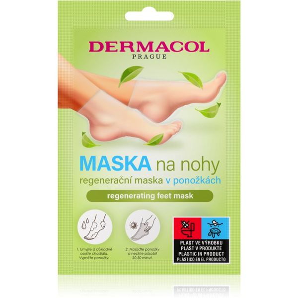 Dermacol Dermacol Feet Mask vlažilne nogavice z regeneracijskim učinkom 1 kos