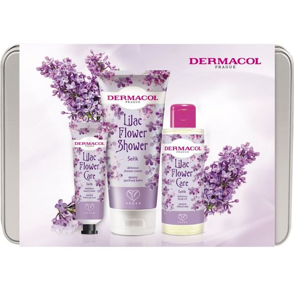 Dermacol Dermacol Flower Care Lilac darilni set (z vonjem cvetja)