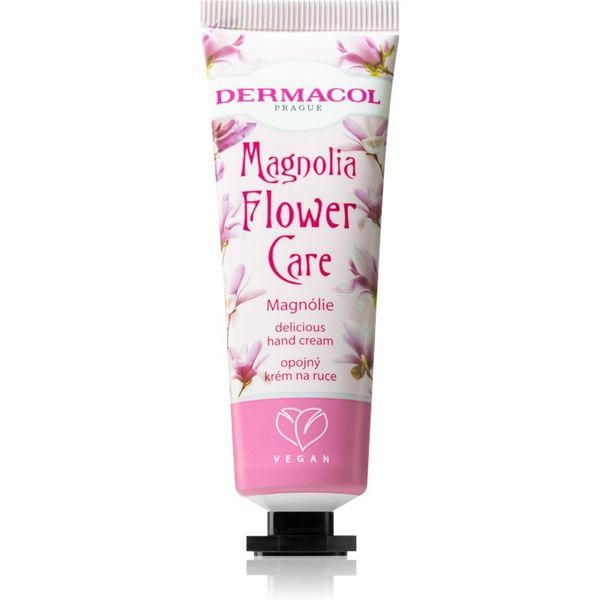 Dermacol Dermacol Flower Care Magnolia negovalna krema za roke z vonjem cvetja 30 ml