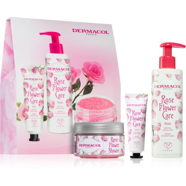 Dermacol Dermacol Flower Care Rose darilni set (z vonjem vrtnic)