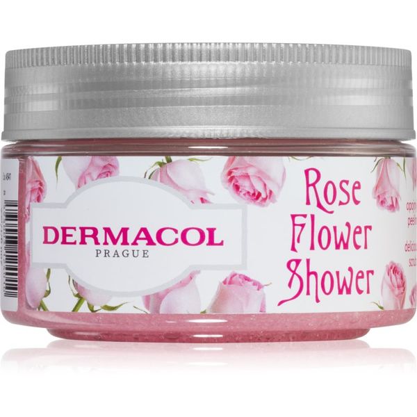 Dermacol Dermacol Flower Care Rose sladkorni piling za telo 200 g