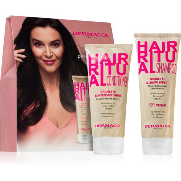 Dermacol Dermacol Hair Ritual darilni set (za rjave lase)