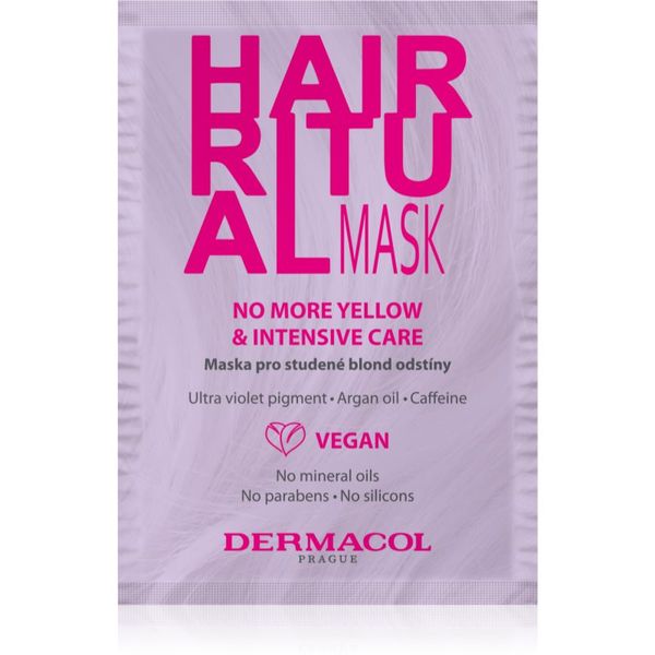 Dermacol Dermacol Hair Ritual maska za hladne blond odtenke 15 ml