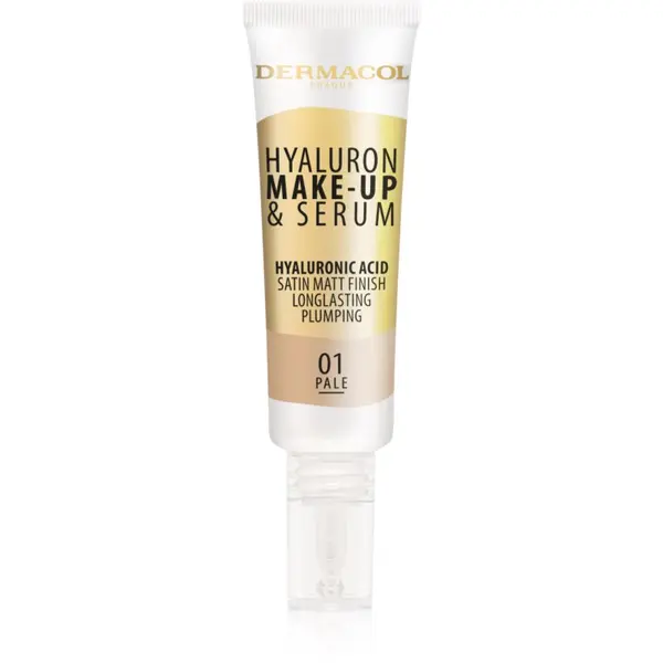 Dermacol Dermacol Hyaluron lahki tekoči puder s hialuronsko kislino odtenek 01 Pale 25 g