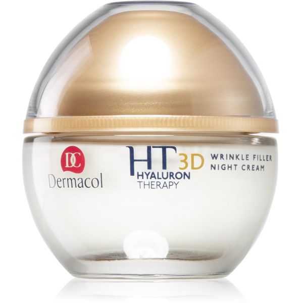 Dermacol Dermacol Hyaluron Therapy 3D nočna krema za preoblikovanje obraza 50 ml