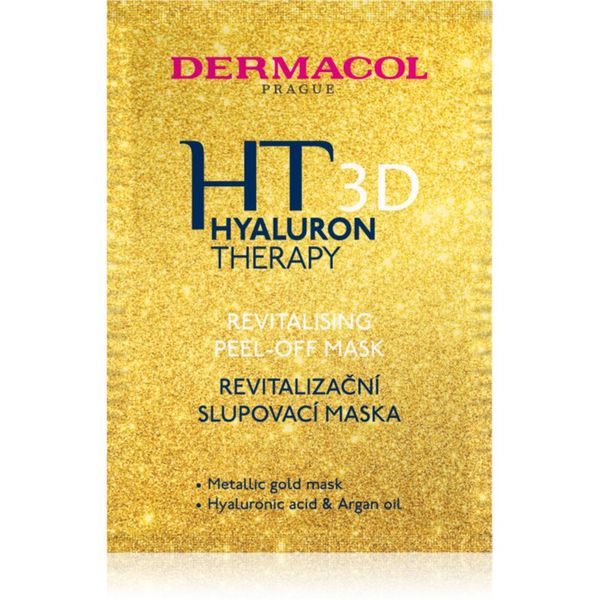 Dermacol Dermacol Hyaluron Therapy 3D revitalizacijska luščilna maska za obraz s hialuronsko kislino 15 ml