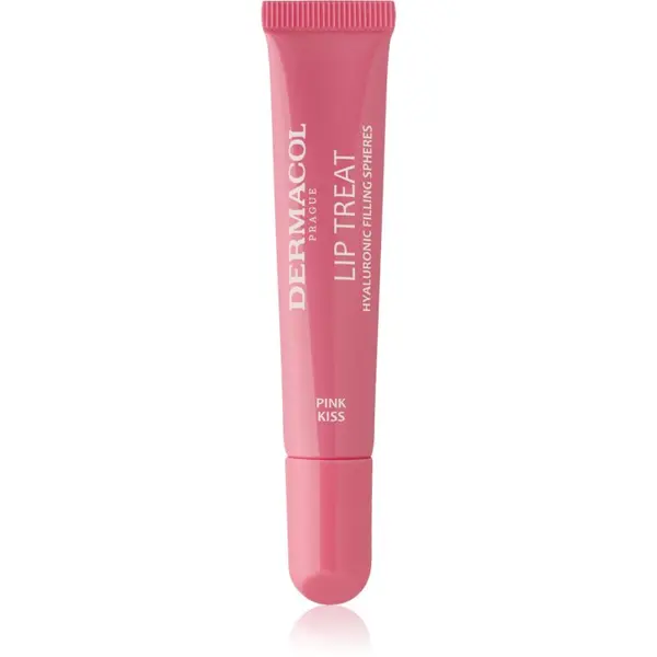 Dermacol Dermacol Lip Treat vlažilni sijaj za ustnice odtenek 5 Pink Kiss (Strawberries & Cream) 10 ml