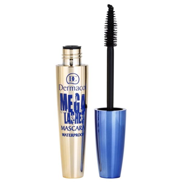 Dermacol Dermacol Mega Lashes vodoodporna maskara za volumen odtenek Black 12.5 ml