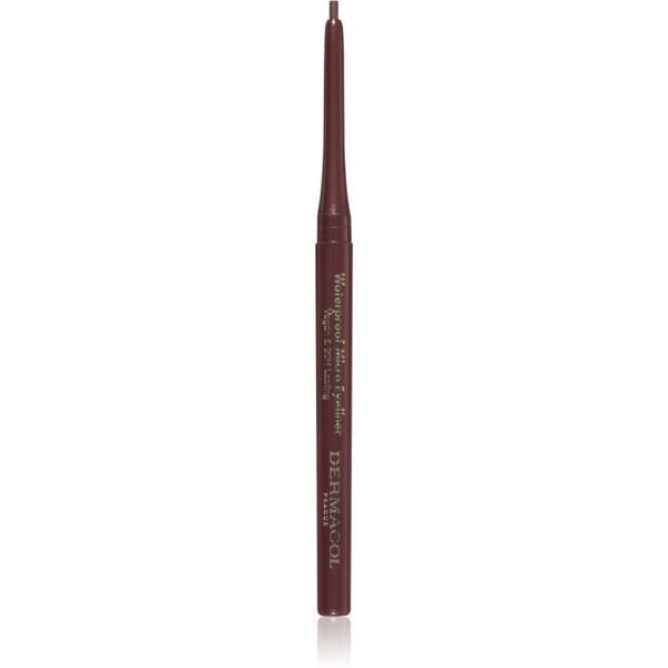 Dermacol Dermacol Micro Eyeliner Waterproof vodoodporni svinčnik za oči odtenek 02 Brown 0,35 g