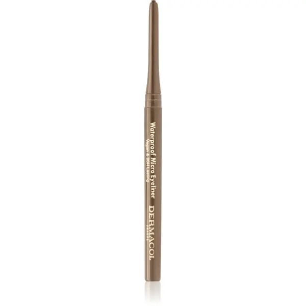 Dermacol Dermacol Micro Eyeliner Waterproof vodoodporni svinčnik za oči odtenek 03 Dark Brown 1 g