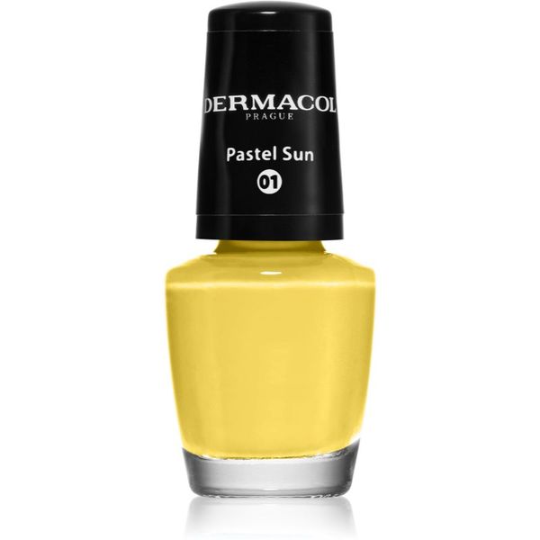 Dermacol Dermacol Mini lak za nohte odtenek 01 Pastel Sun 5 ml