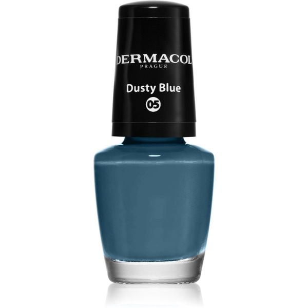 Dermacol Dermacol Mini lak za nohte odtenek 05 Dusty Blue 5 ml