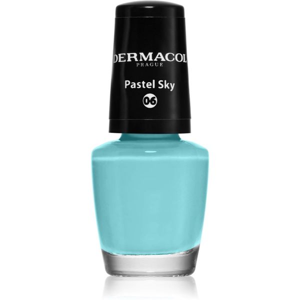 Dermacol Dermacol Mini lak za nohte odtenek 06 Pastel Sky 5 ml