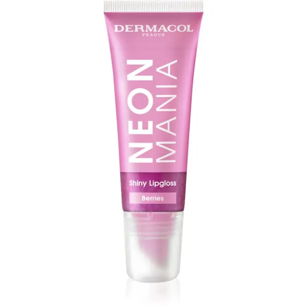 Dermacol Dermacol Neon Mania sijaj za ustnice v tubici odtenek Berries 10 ml
