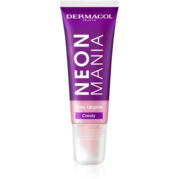 Dermacol Dermacol Neon Mania sijaj za ustnice v tubici odtenek Candy 10 ml