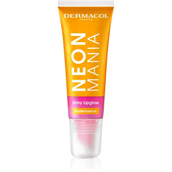 Dermacol Dermacol Neon Mania sijaj za ustnice v tubici odtenek Watermelon 10 ml