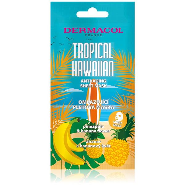 Dermacol Dermacol Tropical Hawaiian maska iz platna s pomlajevalnim učinkom 23 g