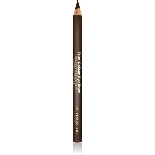 Dermacol Dermacol True Colour Eyeliner dolgoobstojni svinčnik za oči odtenek 02 Brown 4 g