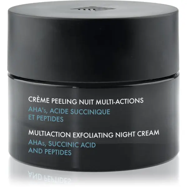 DermActe DermActe Treat Multiaction Exfoliating Night Cream eksfoliacijska nočna krema za posvetlitev in zgladitev kože 50 ml