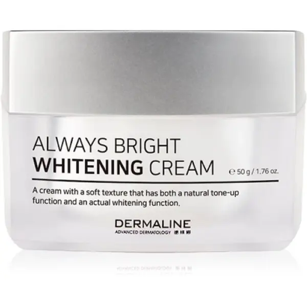 Dermaline Dermaline Always Bright Whitening Cream posvetlitvena krema za obraz 50 g