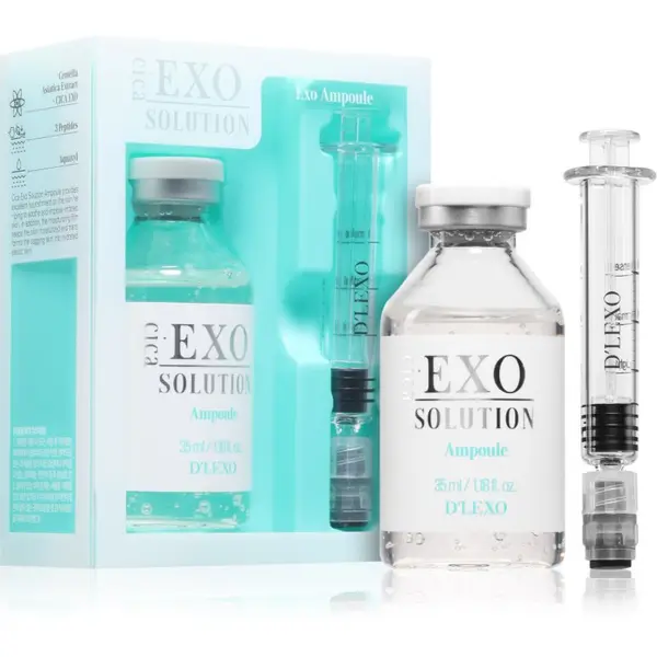 Dermaline Dermaline D'LEXO Cica EXO Solution Ampoule vlažilni in pomirjajoči serum proti gubam 35 ml