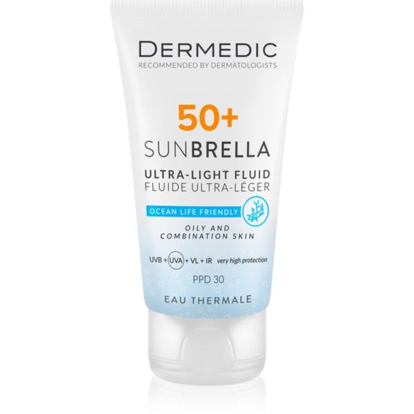Dermedic Dermedic Sunbrella emulzija za sončenje za mastno kožo SPF 50+ 40 ml