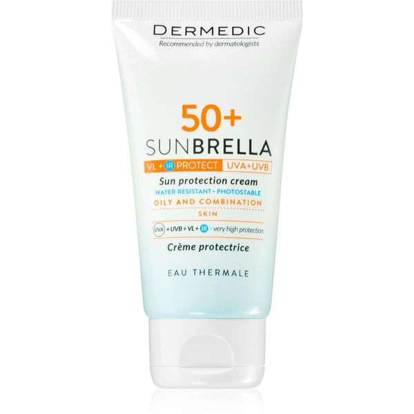 Dermedic Dermedic Sunbrella zaščitna krema za mastno in mešano kožo SPF 50+ 50 g