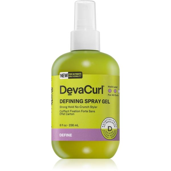 DevaCurl DevaCurl Define pršilo za fiksiranje za valovite in kodraste lase 236 ml