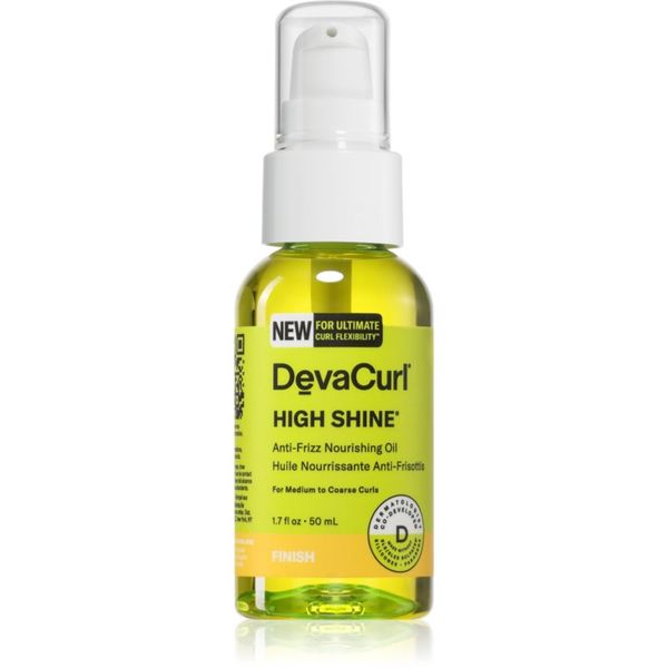 DevaCurl DevaCurl High Shine® hranilno olje proti krepastim lasem 50 ml